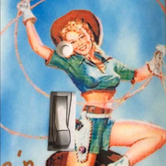 Cowgirl Light switch cover. - Picture 2 of 4